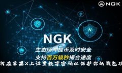 如何在苹果X上设置数字密